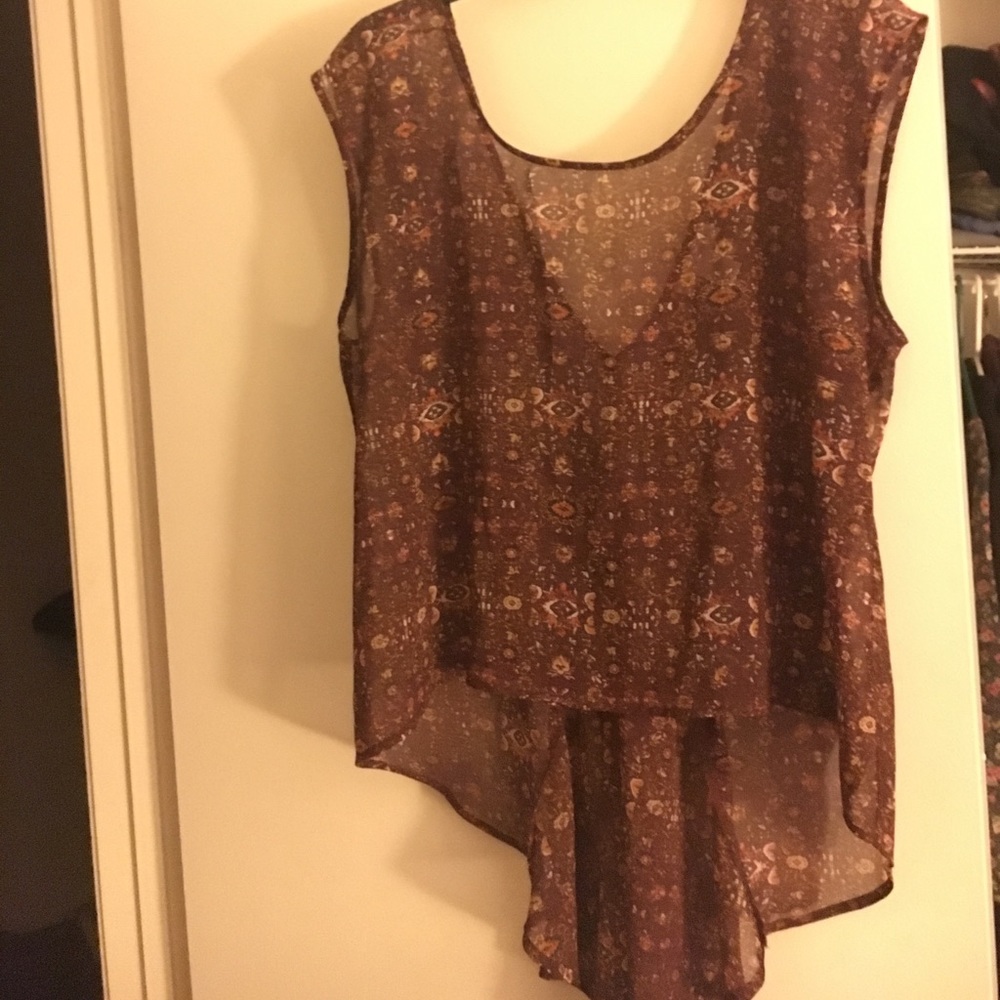 Band of gypsies sheer top, so cute on! Worn once!