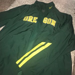 Oregon Nike windbreaker