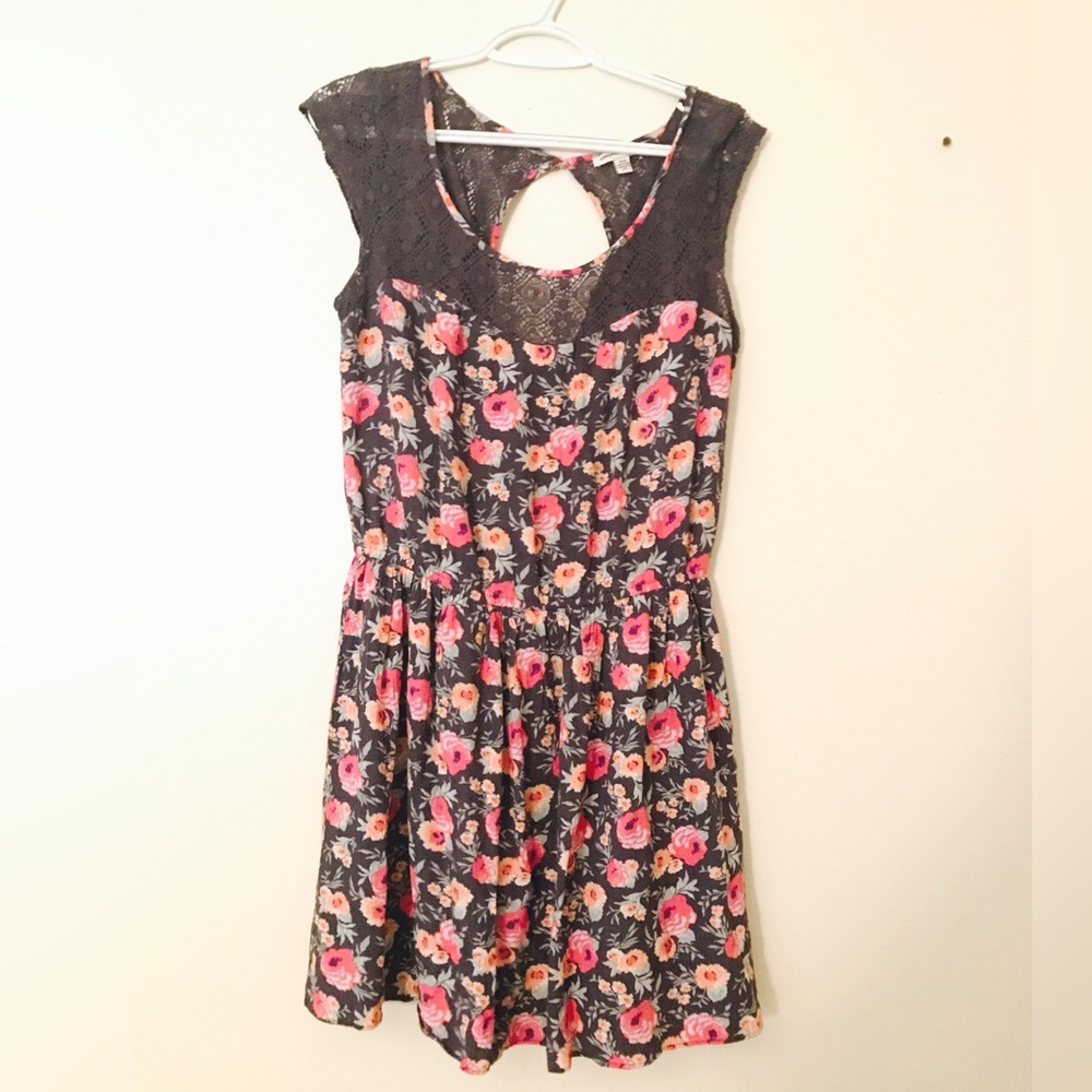 American Eagle Floral Skater Dress