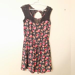 American Eagle Floral Skater Dress