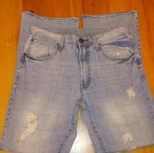 34x34 Faded washed destructed MENs Arizona jeans
