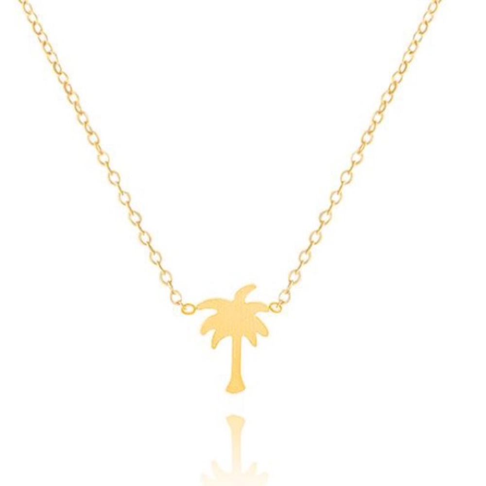 🌸Malibu Palm Tree Necklace Gold🌸