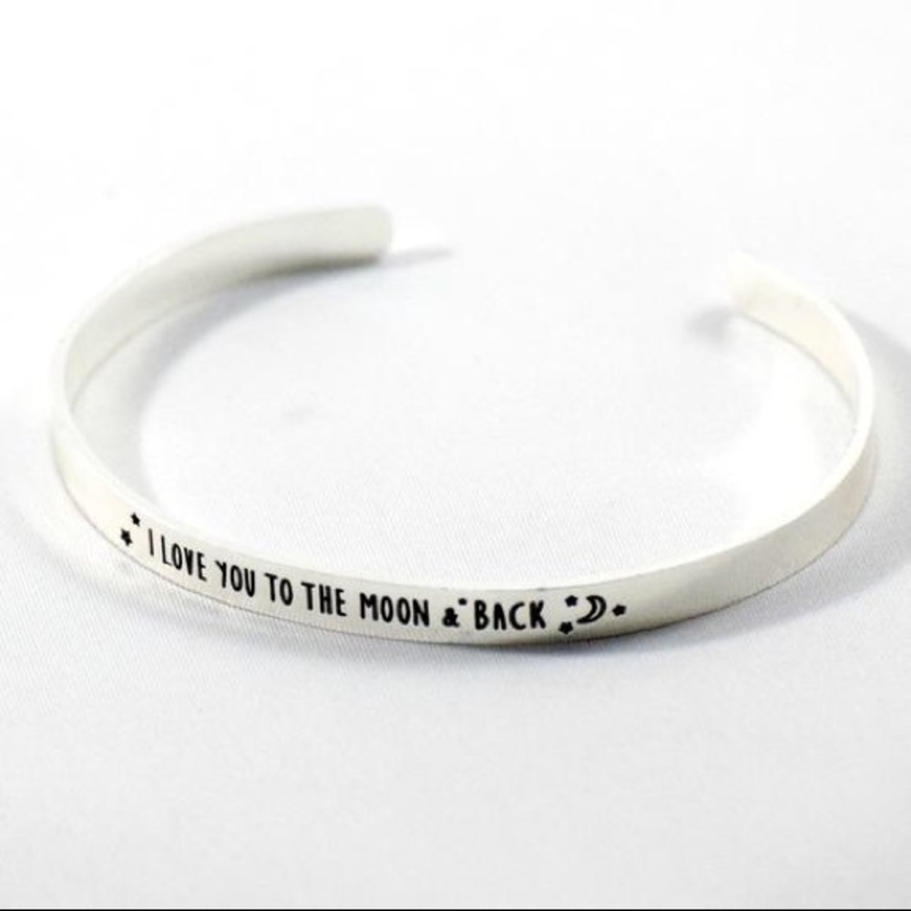 •Engraved Stackable Bangles (NWT)• - Picture 5 of 6