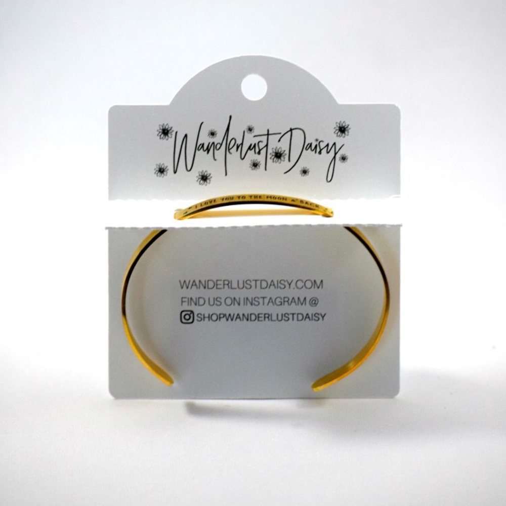 •Engraved Stackable Bangles (NWT)• - Picture 3 of 6
