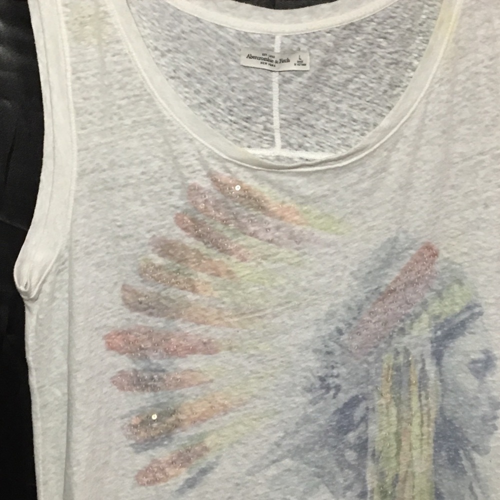 White Abercrombie & Fitch Shirt