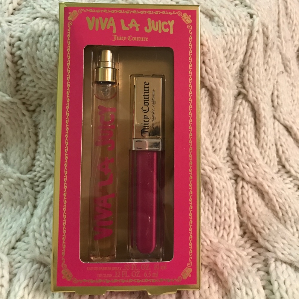 Viva la juicy roller ball/ lipgloss set