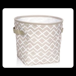 Thirty One Mini Storage Bin Taupe Dancing Diaminds