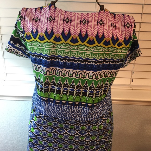 laundry by Shelli Segal printed dress, size small - Picture 5 of 8
