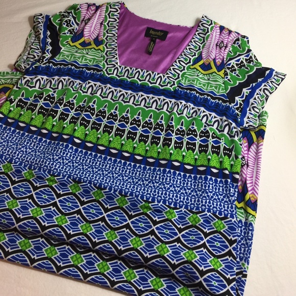 laundry by Shelli Segal printed dress, size small - Picture 6 of 8