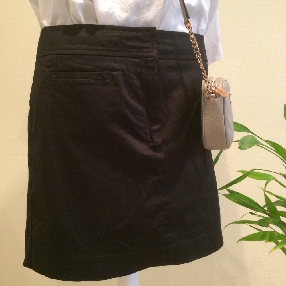 Tommy Hilfiger Stretch black skirt  NWOT sz 12
