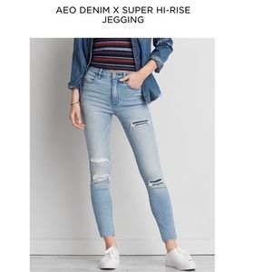 American eagle skinny jeans size 00 regular