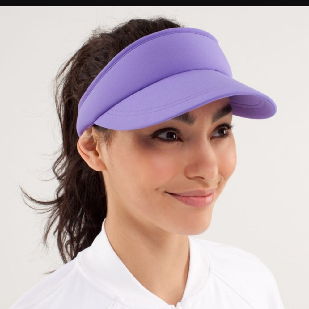 Lululemon purple tennis visor one sz