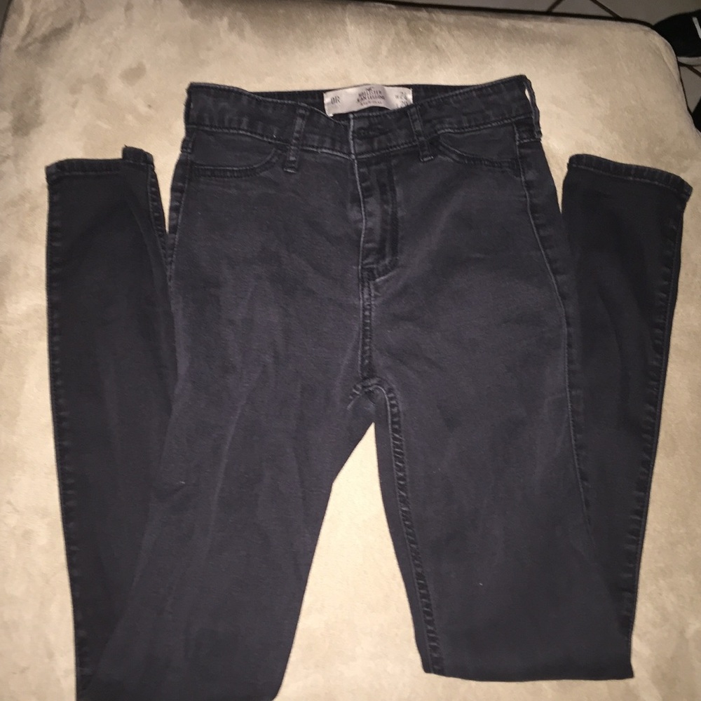 Hollister Black High Rise Jean Leggings