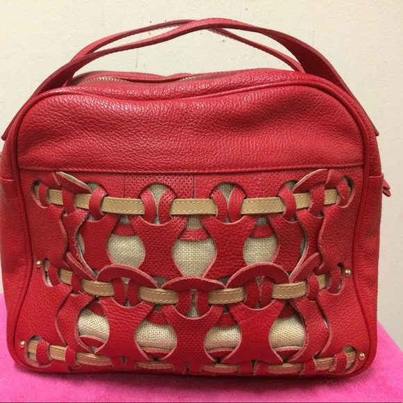 Made in Italy Satchel Purse - Picture 2 of 6