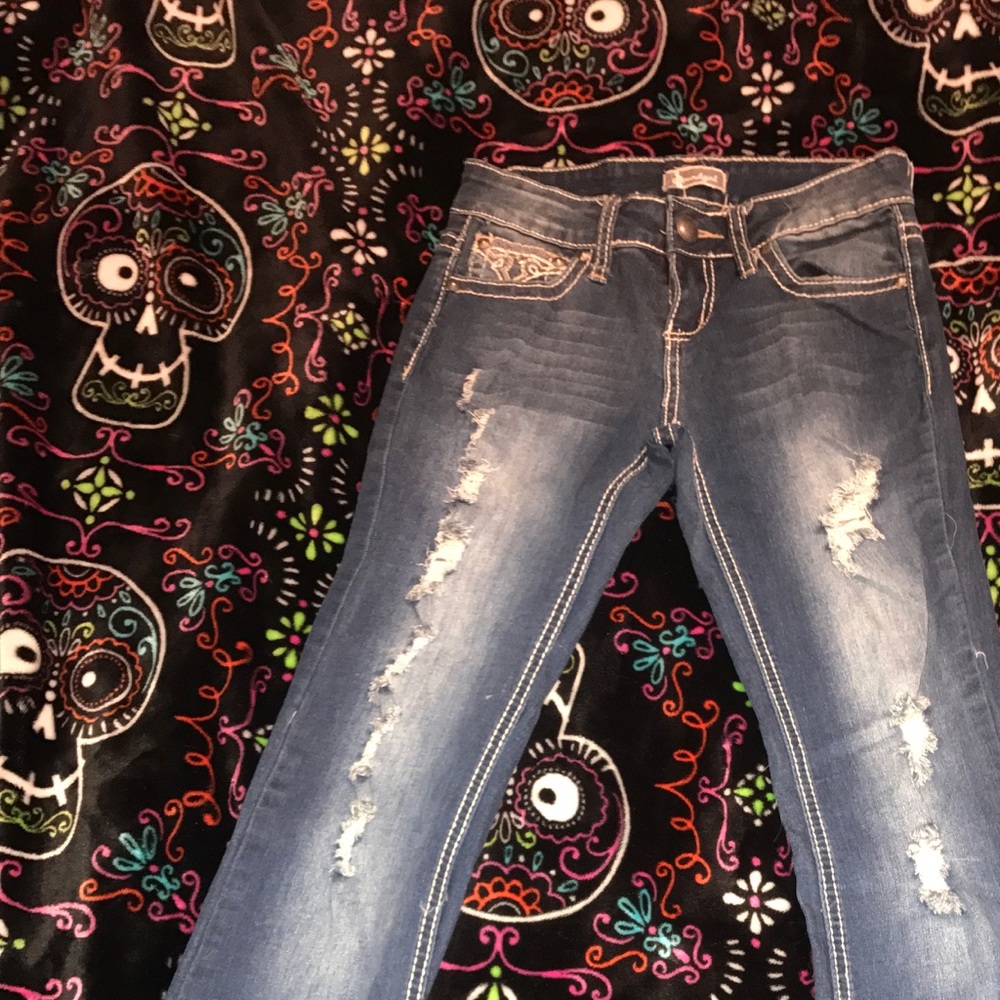 Distressed Jeans