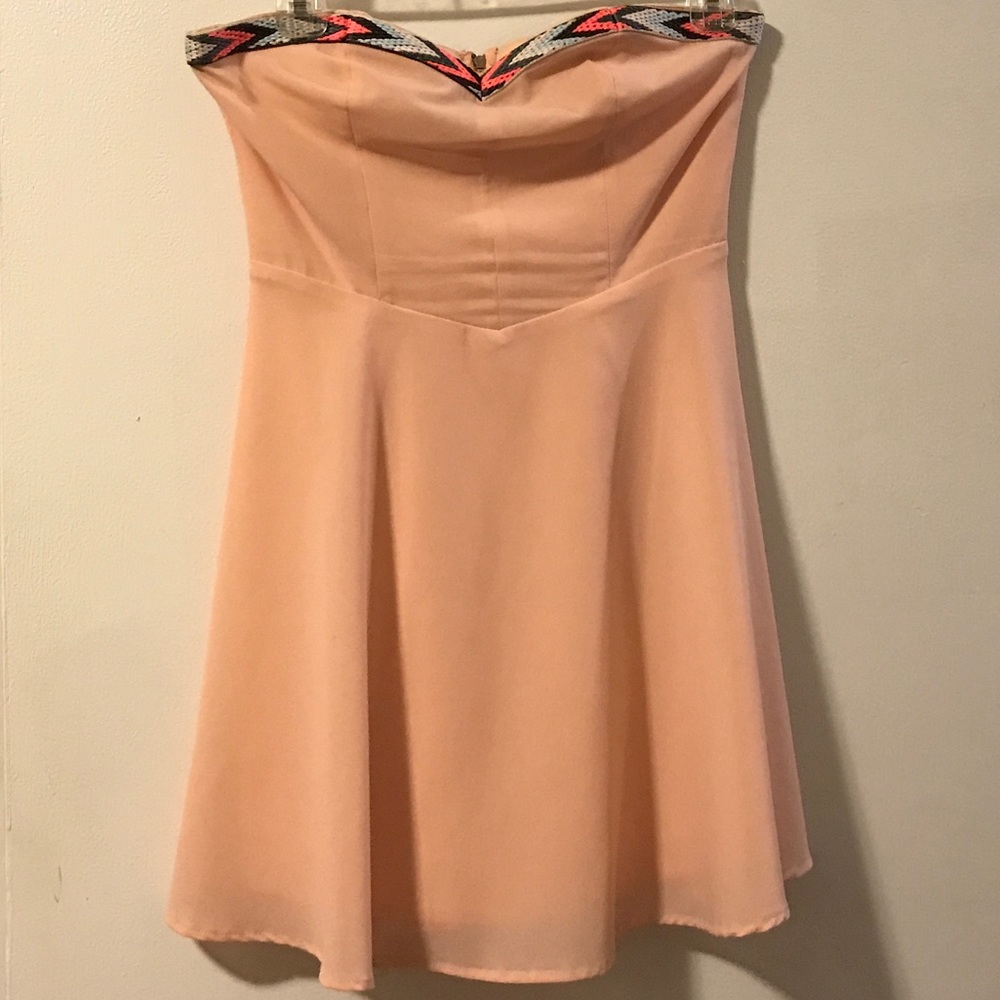 Short Indian trimmed dress