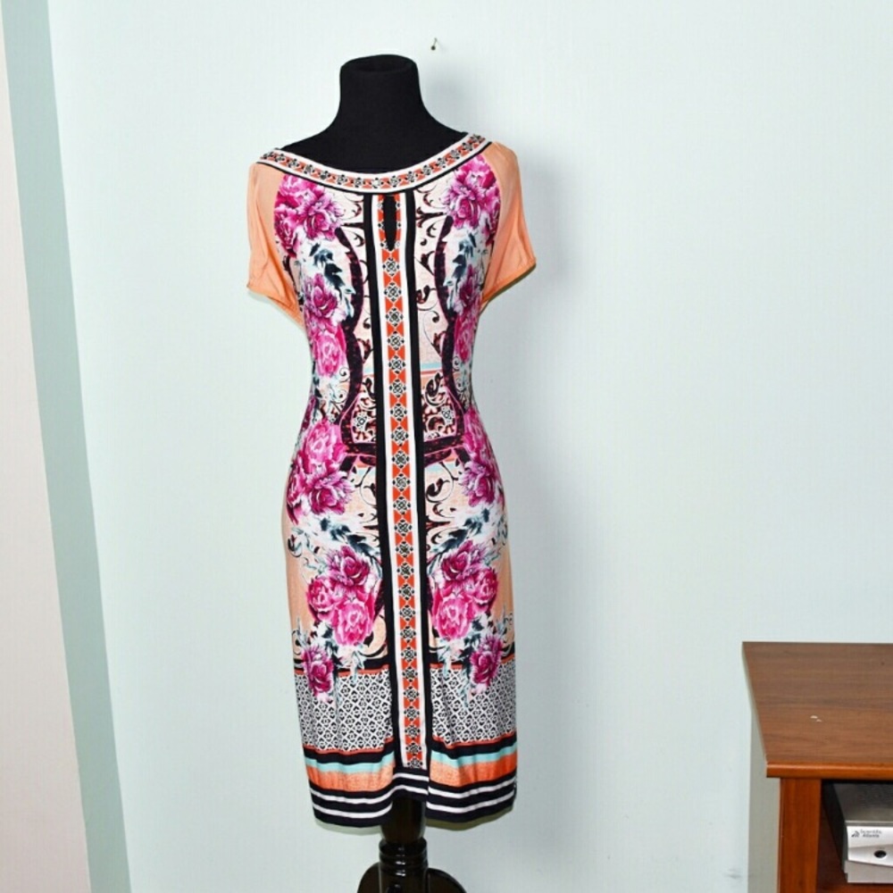 Gorgeous floral orange dress