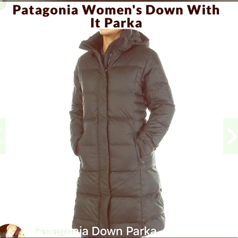 NEW Patagonia women's down parka