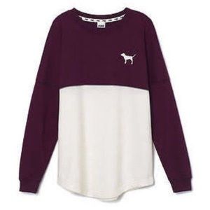 🎉S A L E🎉PINK Varsity Crewneck (L)