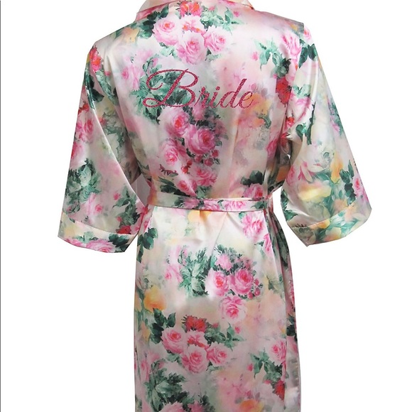 David's Bridal Other - Extra 30% off NWOT DB Exc Pastel Floral bride Robe