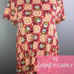 Lularoe XL Disney Carly Donald Duck
