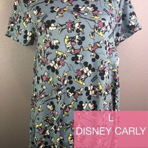Lularoe Large Disney Carly Mickey Mouse