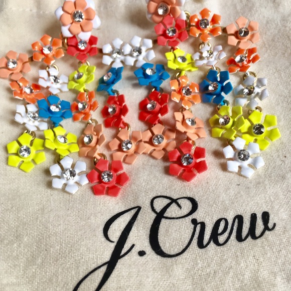 J. Crew Jewelry - 🌺NWT J. CREW FLOWER EXPLOSION CHANDELIER EARRINGS