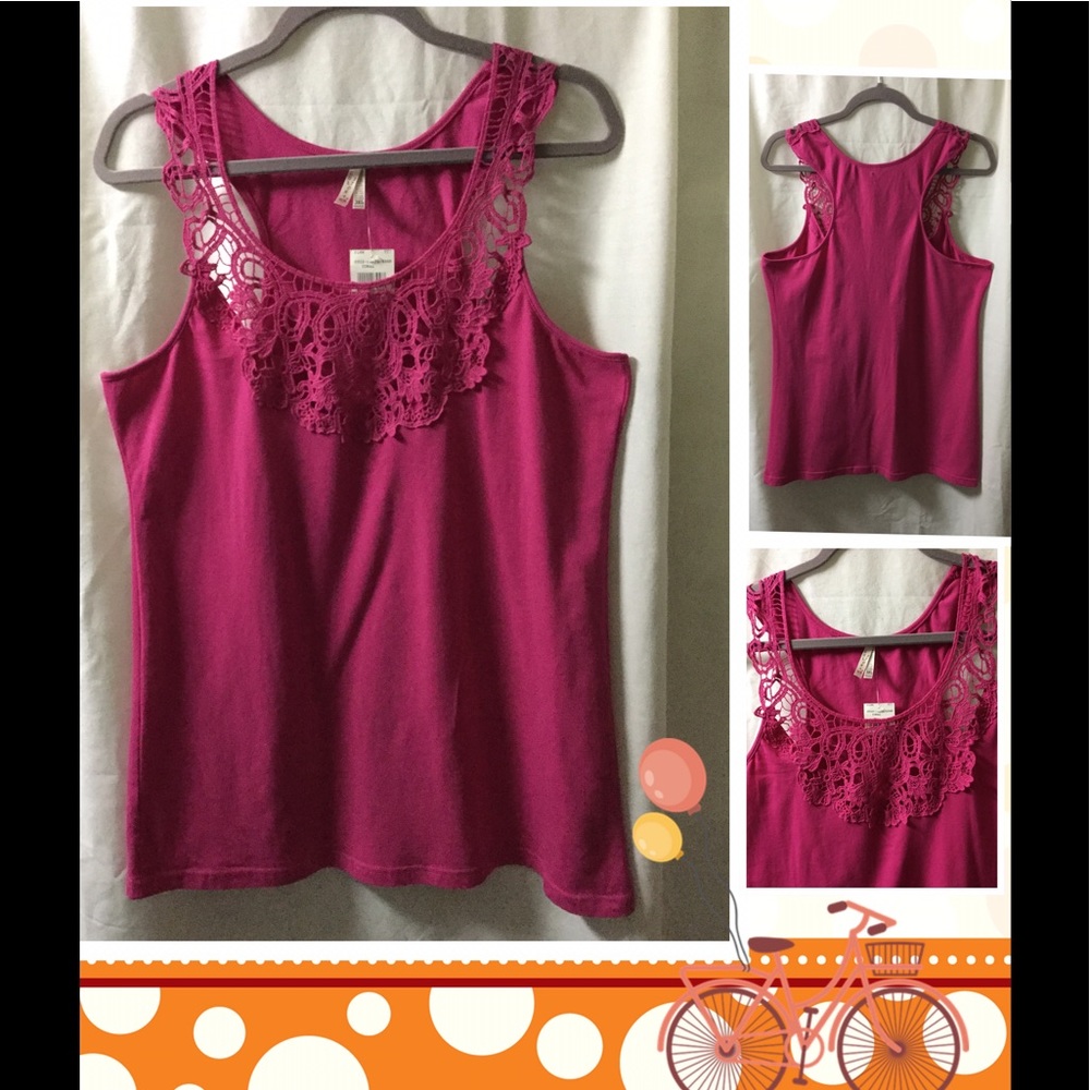 Summer Tank Top Sz 3X / Coral