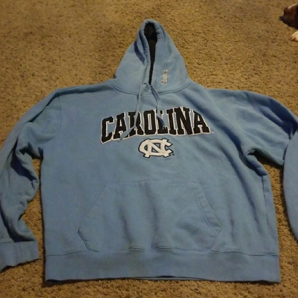 Large North Carolina sweatshirt hoodie.