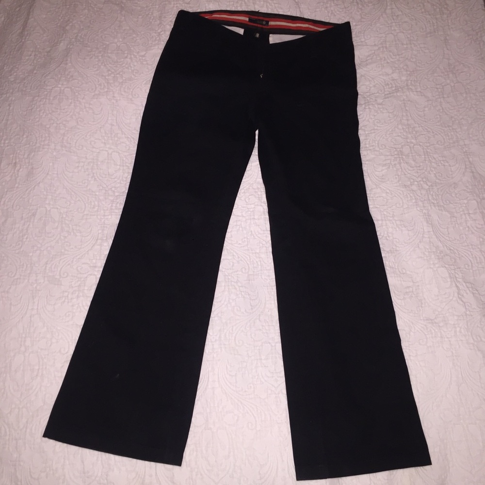 Split Black Pants