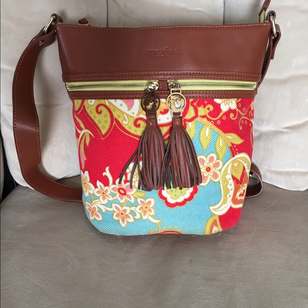 SOLD Spartina Fiddlers Cove double tassel purse