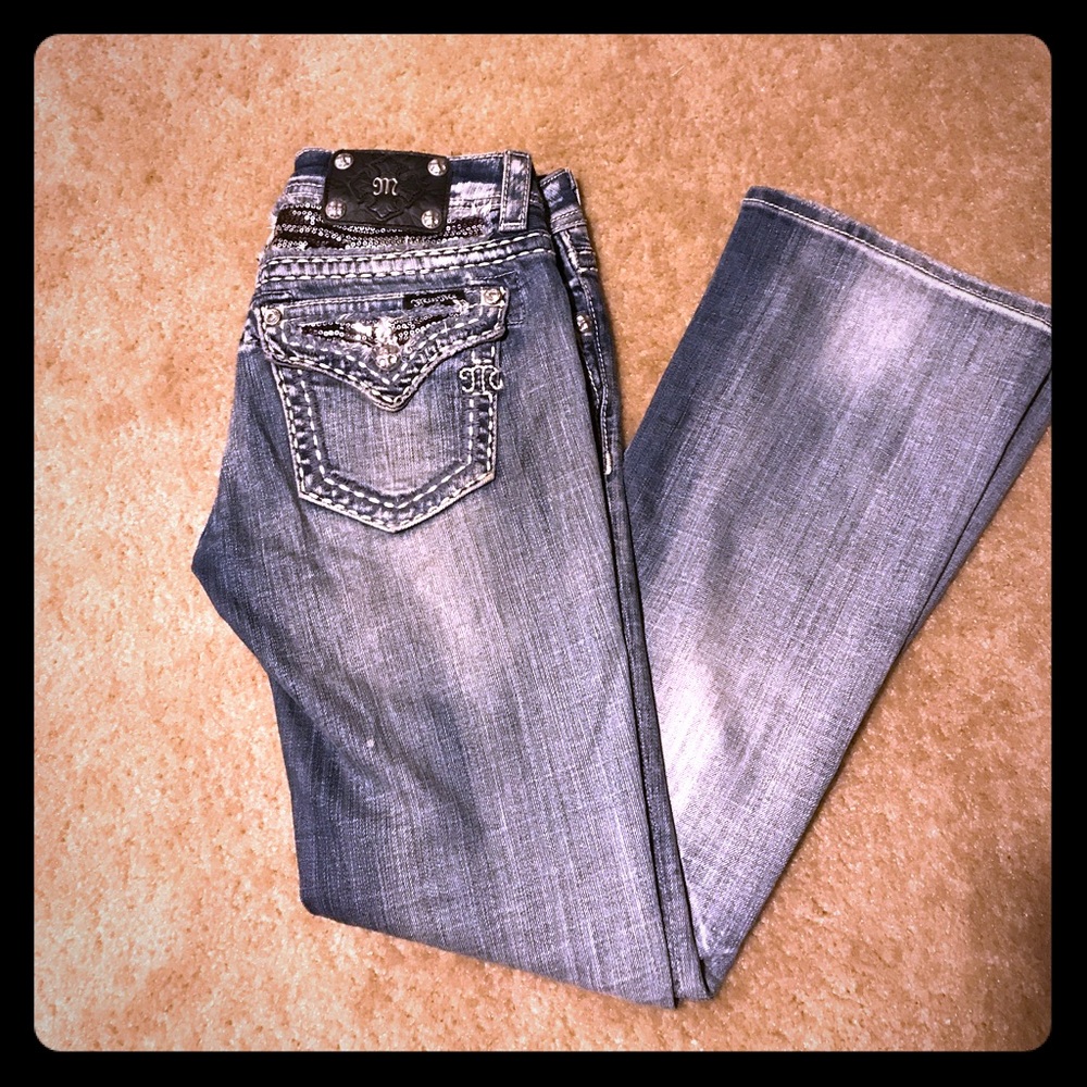 Miss Me Jeans sz 28 distressed boootcut