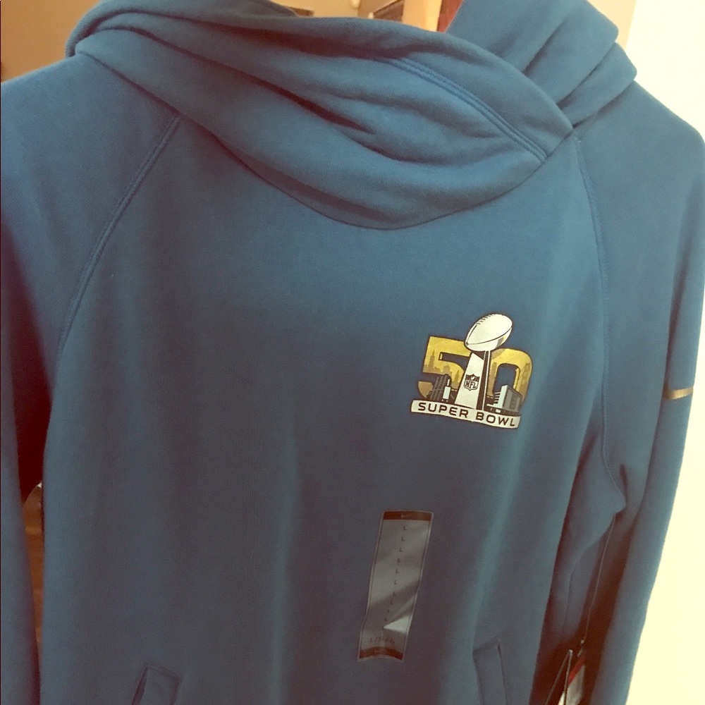 Super Bowl 50 Carolina Panthers Nike hoodie