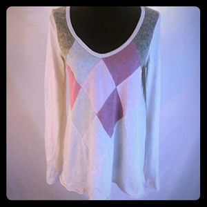 Free People Lightweight Colorblock Tulip Shirt