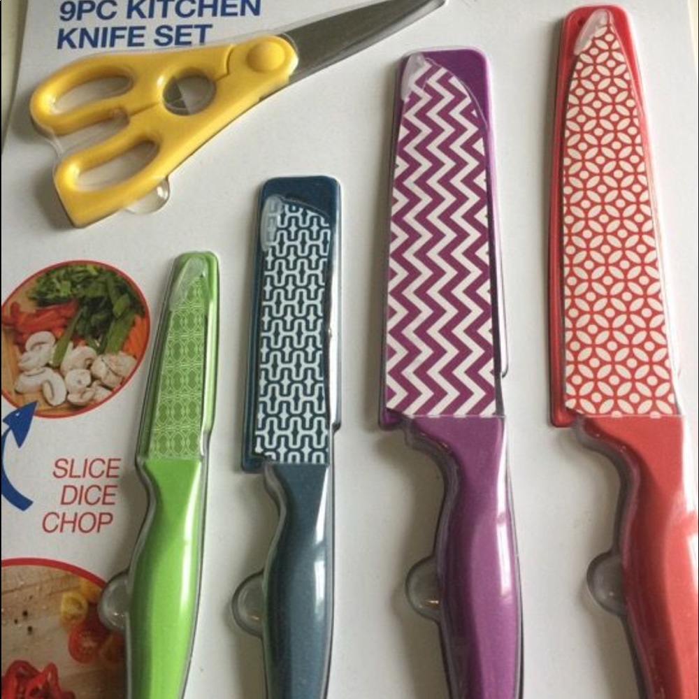 9pc set knifes