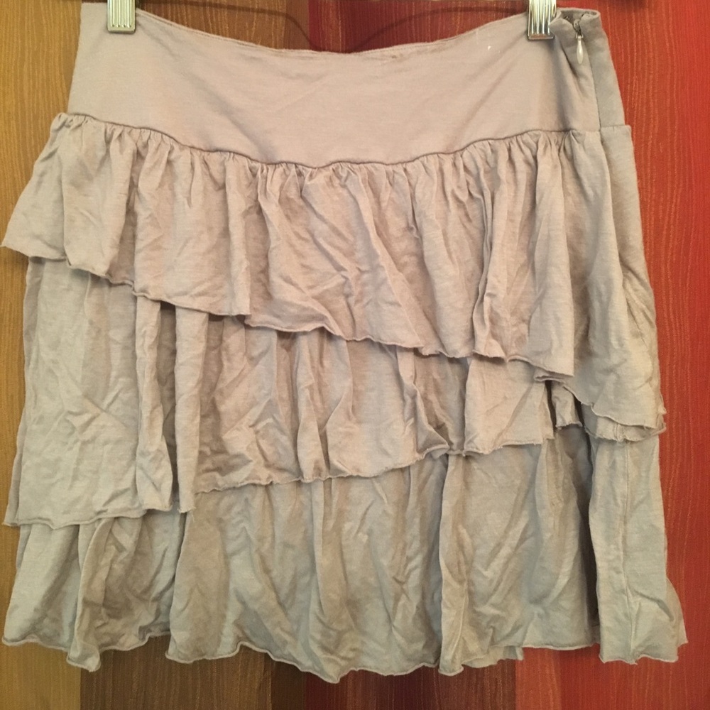 Ruffle mini skirt