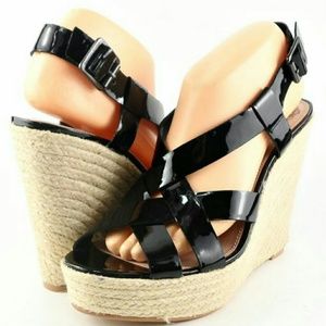 Vince Camuto black Hattie Espedrille