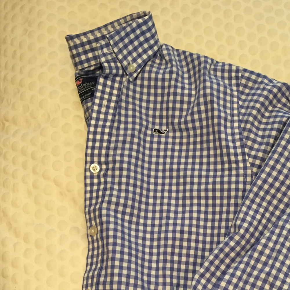 Vineyard vines gingham shirt