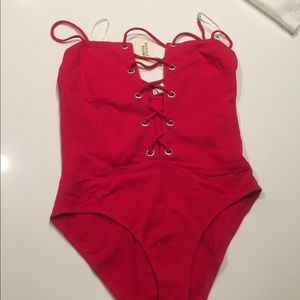 Red, Forever 21 Bodysuit