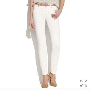 Madewell skinny skinny white jeans! Size 25