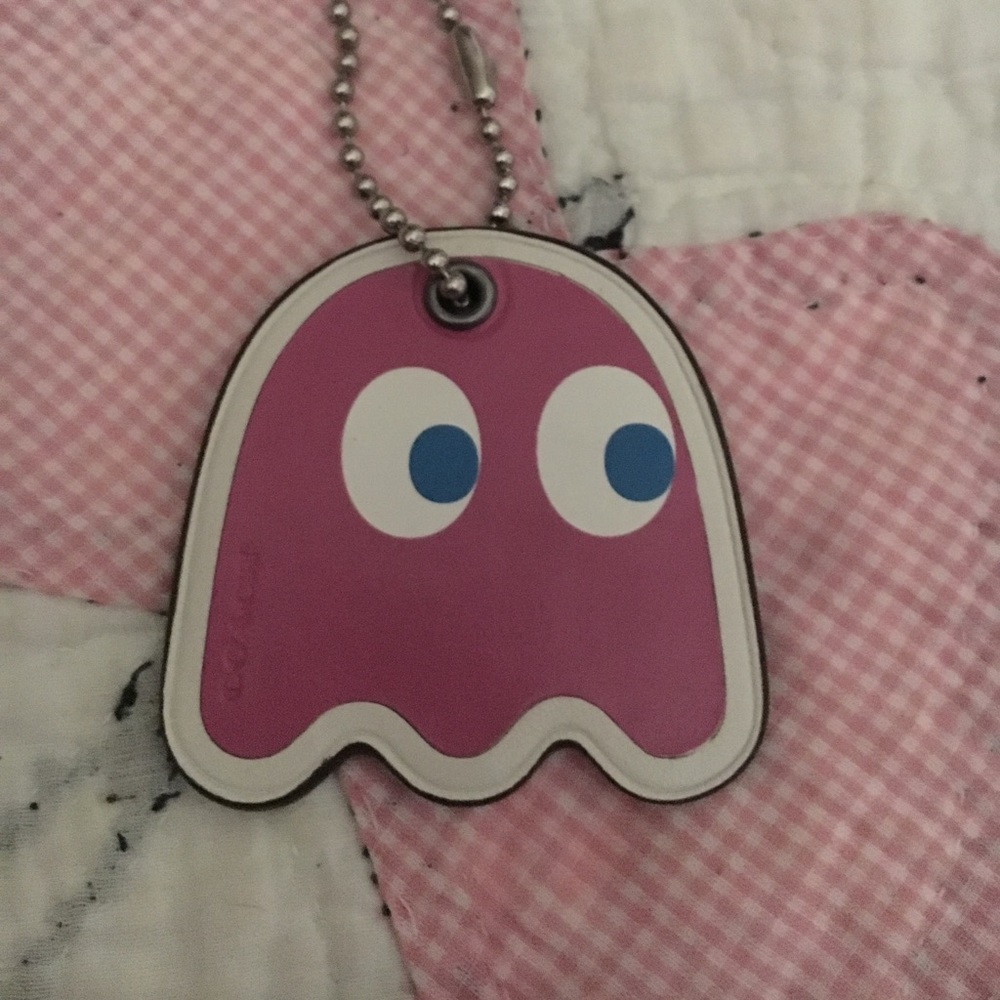 Coach PAC Man Pinky Fob