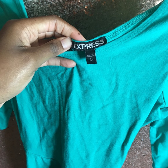 Turquoise Express Mini Babydoll Dress - Picture 3 of 3