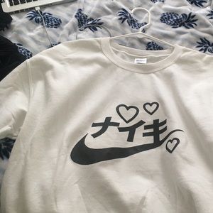 Kawaii Knock Off Nike Crew Neck