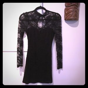 Small long sleeve lace dress