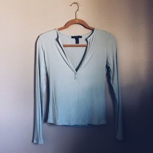 Blue Forever 21 Longsleeve