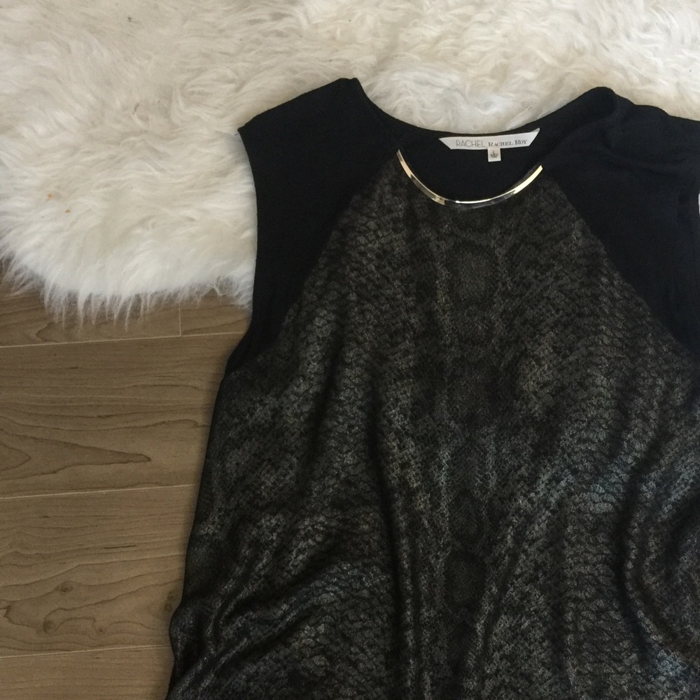 Black and gold top size L