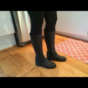 NWOT Clarks Women's Derby Royal Tall Black Boot