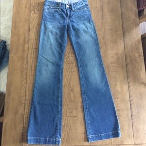 Gap size 00r/24 long & lean flare jeans