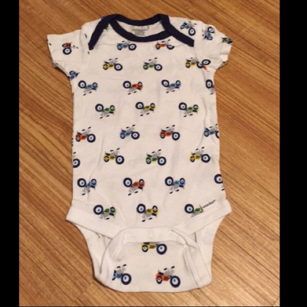 12mo baby boy motorcycle onesie