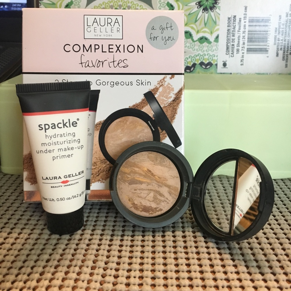 Laura Geller complexion favorites.